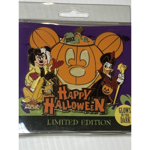 DISNEY DISNEYPARKS.COM STORE EXCLUSIVE HALLOWEEN 2012 JUMBO VILLAINS PIN LE 500 - Picture 2 of 6